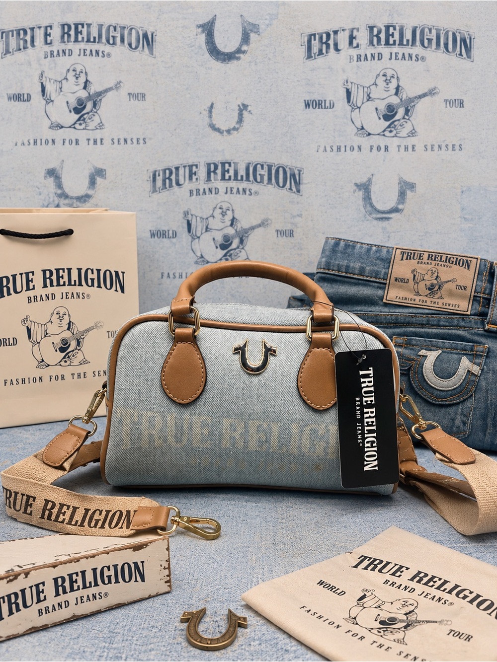 True religion satchel purse